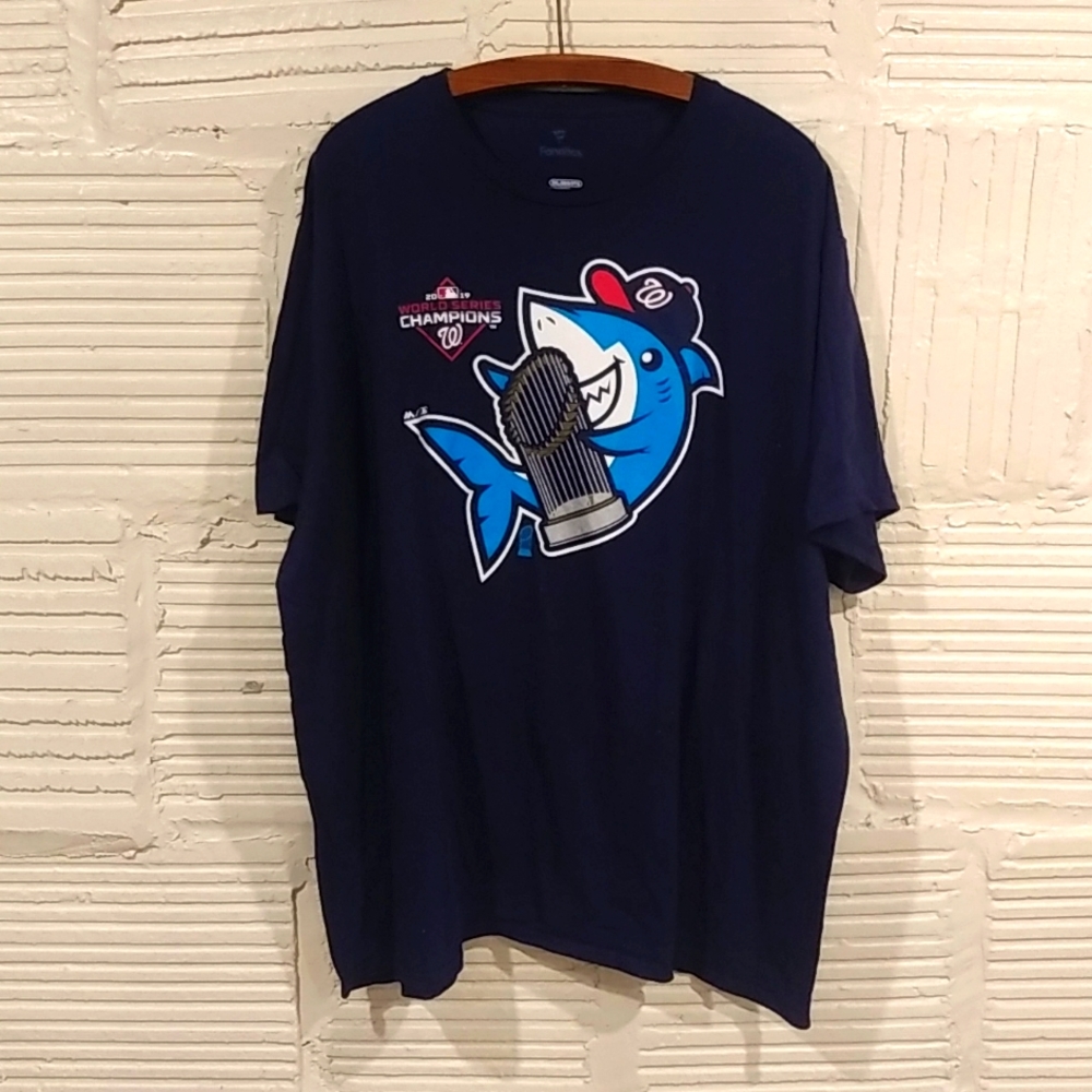 2019 Washington Nationals world Series Baby Shark 3XL T shirt brand fanatics